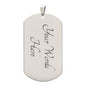 FREEDOM ISN'T FREE/ FLAG DOG TAG