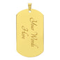 FREEDOM ISN'T FREE/ FLAG DOG TAG