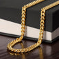 To My Man, Love Your Soulmate, Cuban Link Chain