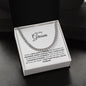 To My Groom, Cuban Link Chain