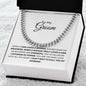 To My Groom, Cuban Link Chain