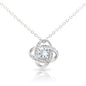 To My Momma, From Your Tummy, Love Knot Necklace