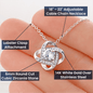 Mother of The Groom, Love Knot Necklace