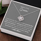 Mother of The Groom, Love Knot Necklace