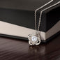 To My Mom, Love Your Daughter, Love Knot Necklace