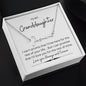 TO MY GRANDDAUGHTER, SIGNATURE STYLE NAME NECKLACE