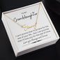 TO MY GRANDDAUGHTER, SIGNATURE STYLE NAME NECKLACE