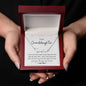 TO MY GRANDDAUGHTER, SIGNATURE STYLE NAME NECKLACE
