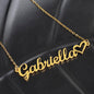 To My Amazing Daughter, Heart Name Necklace