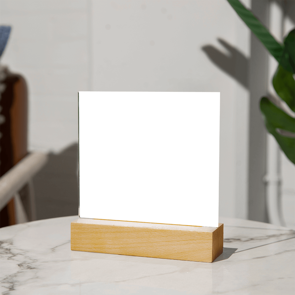 DAD, THANK YOU FOR RAISING ME, SQAURE ACRYLIC PLAQUE
