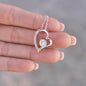 Mom Thank You. Love Your Daughter, Forever Love Necklace