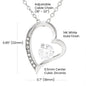 Mom Thank You. Love Your Daughter, Forever Love Necklace