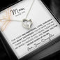Mom Thank you, Love Your Daughter, Forever Love Necklace