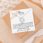 Mom Thank you, Love Your Daughter, Forever Love Necklace