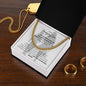 To My Amazing Son, Cuban Link Chain