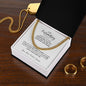 To My Future King, Straighten Your Crown, Love Your Future Queen, Cuban Link Chain
