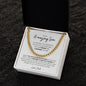 TO MY AMAZING SON, LOVE DAD, CUBAN LINK CHAIN