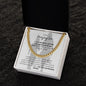 To My Amazing Son, Cuban Link Chain