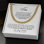 To My Man, Love Your Soulmate, Cuban Link Chain