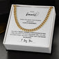 TO MY FIANCE, LOVE YOU, CUBAN LINK CHAIN