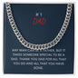 #1 DAD, CUBAN LINK CHAIN