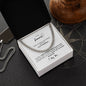 TO MY FIANCE, LOVE YOU, CUBAN LINK CHAIN