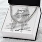 To My Amazing Son, Cuban Link Chain
