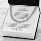 TO MY HUSBAND, LOVE YOUR WIFE, CUBAN LINK CHAIN