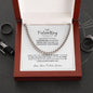 To My Future King, Straighten Your Crown, Love Your Future Queen, Cuban Link Chain