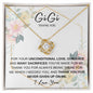 GiGi Thank You, I Love You, Love Knot Necklace