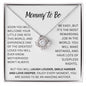 Mommy To Be, Love Knot Necklace