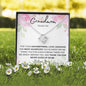 Grandmom Thank You, I Love You, Love Knot Necklace