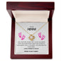 To My Momma, From your Tummy, Love Knot Necklace