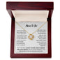 Mom To Be, Love Knot Necklace