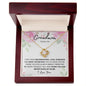 Grandmom Thank You, I Love You, Love Knot Necklace
