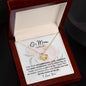 G Mom Thank You, I Love You, Love Knot Necklace