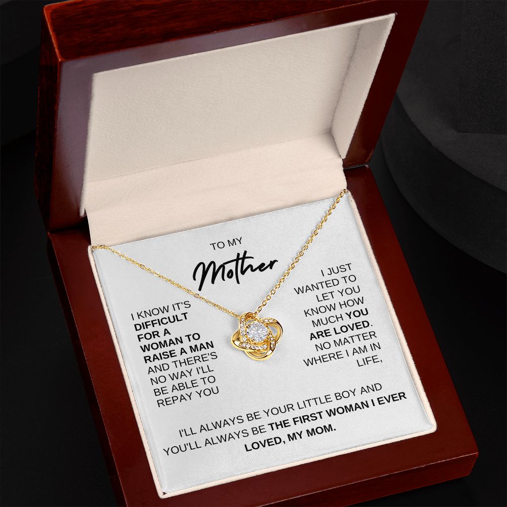 TO MY MOTHER, FROM SON, LOVE NOT NECKLACE