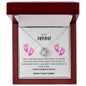To My Momma, From your Tummy, Love Knot Necklace