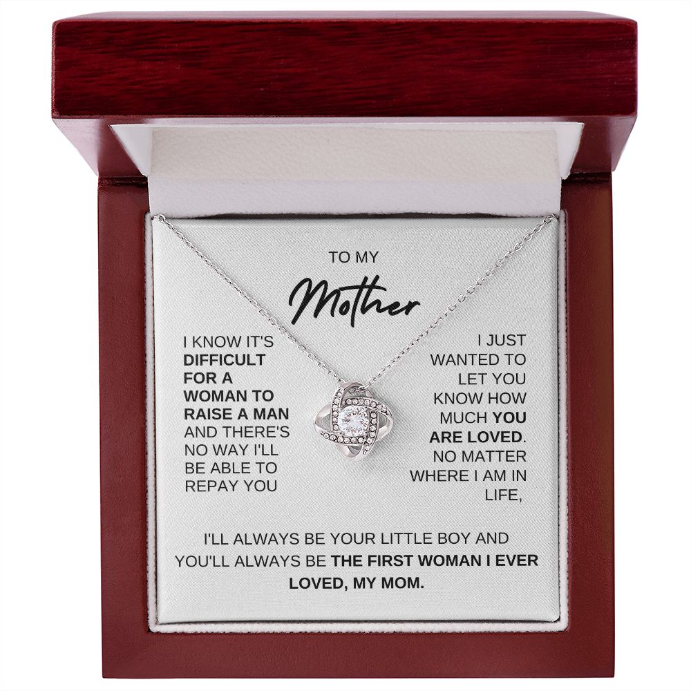 TO MY MOTHER, FROM SON, LOVE NOT NECKLACE