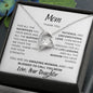 Mom Thank You. Love Your Daughter, Forever Love Necklace