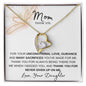 Mom Thank you, Love Your Daughter, Forever Love Necklace