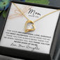 Mom Thank you, Love Your Daughter, Forever Love Necklace