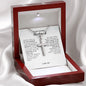 To My Future Husband, I Love You, Cross Necklace