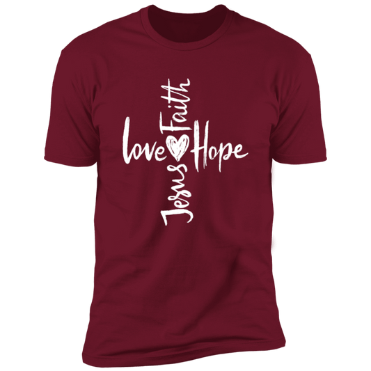 Faith, love, hope Premium Short Sleeve Tee