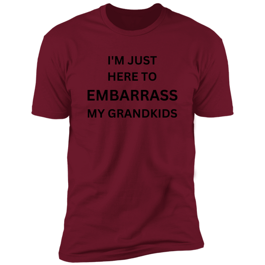 Emabarrass my grandkids Premium Short Sleeve Tee