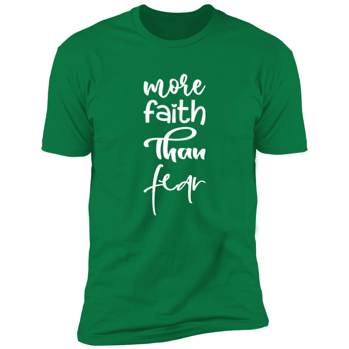 More faith than fear Premium Short Sleeve Tee