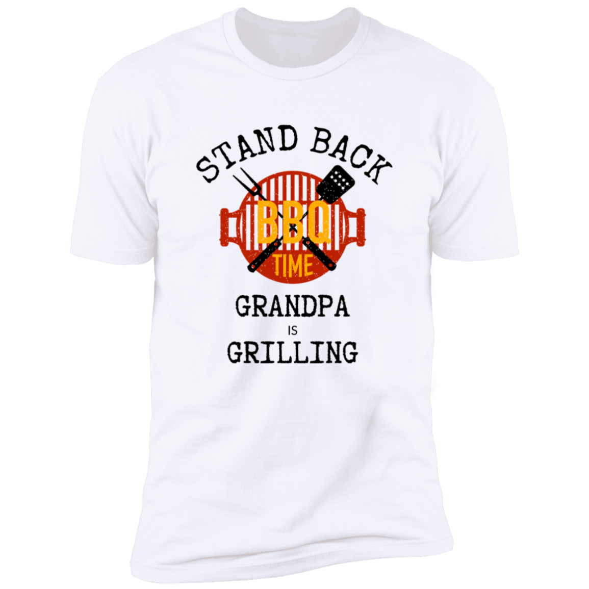 Grandpa is grilling Premium Short Sleeve Tee