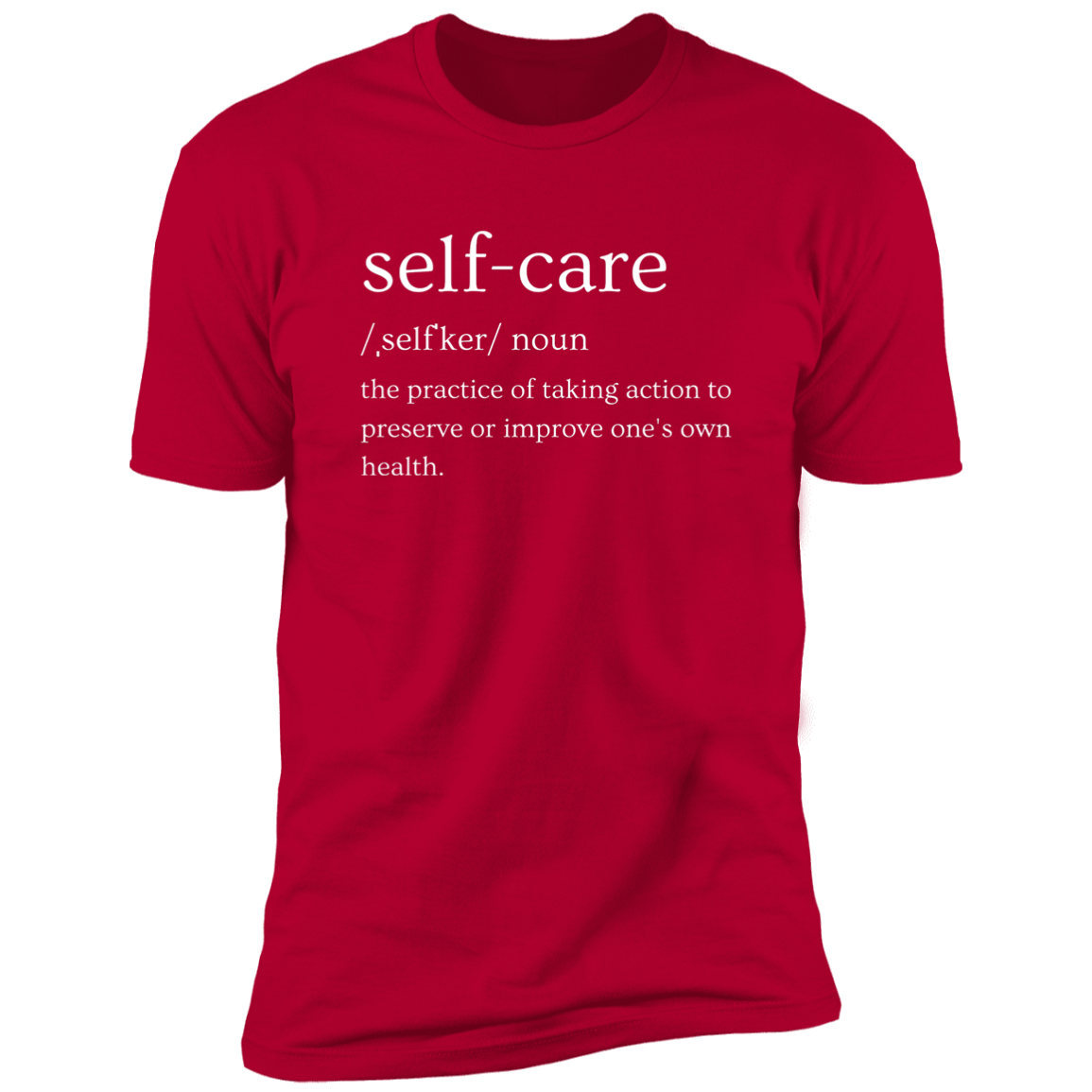 Self-care Premium Short Sleeve Tee