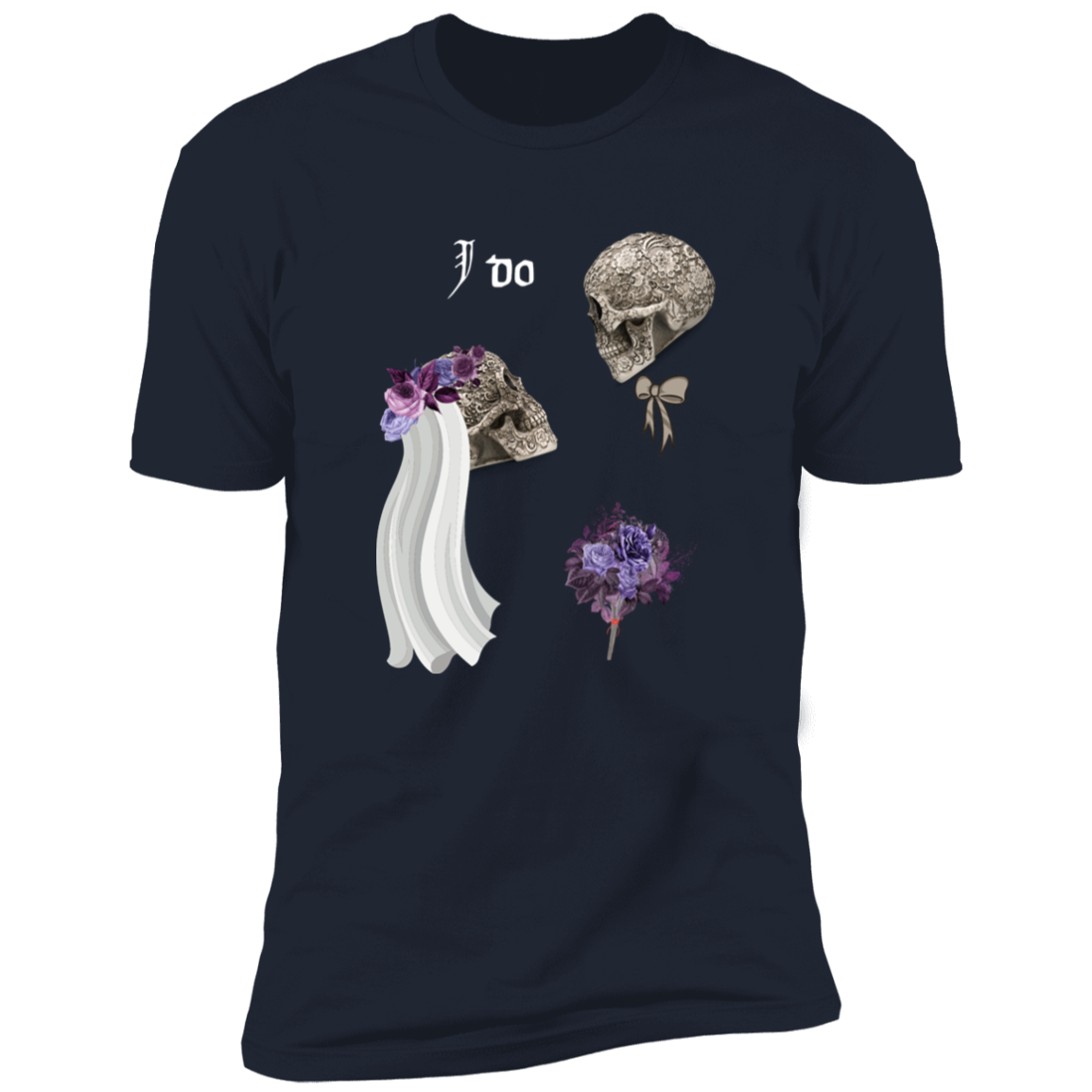 I Do skulls Premium Short Sleeve Tee