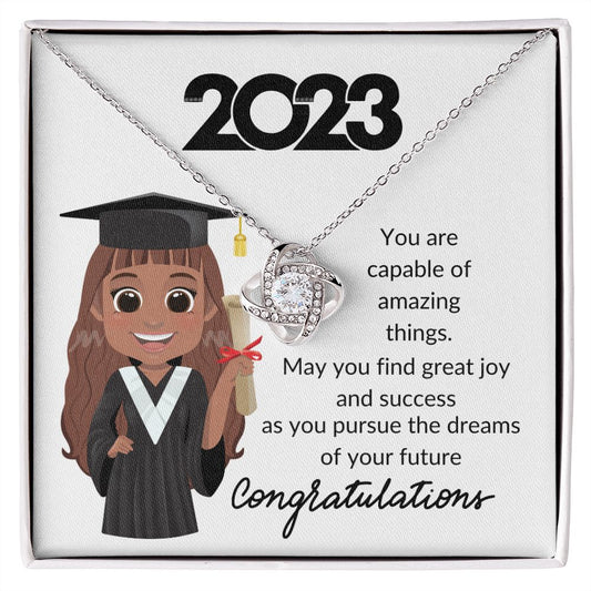 2023, YOU ARE CAPABLE, LOVE KNOT NECKLACE